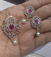 PENDANT SET / LOCKETS Pendant set 281 DIAMOND RUBY