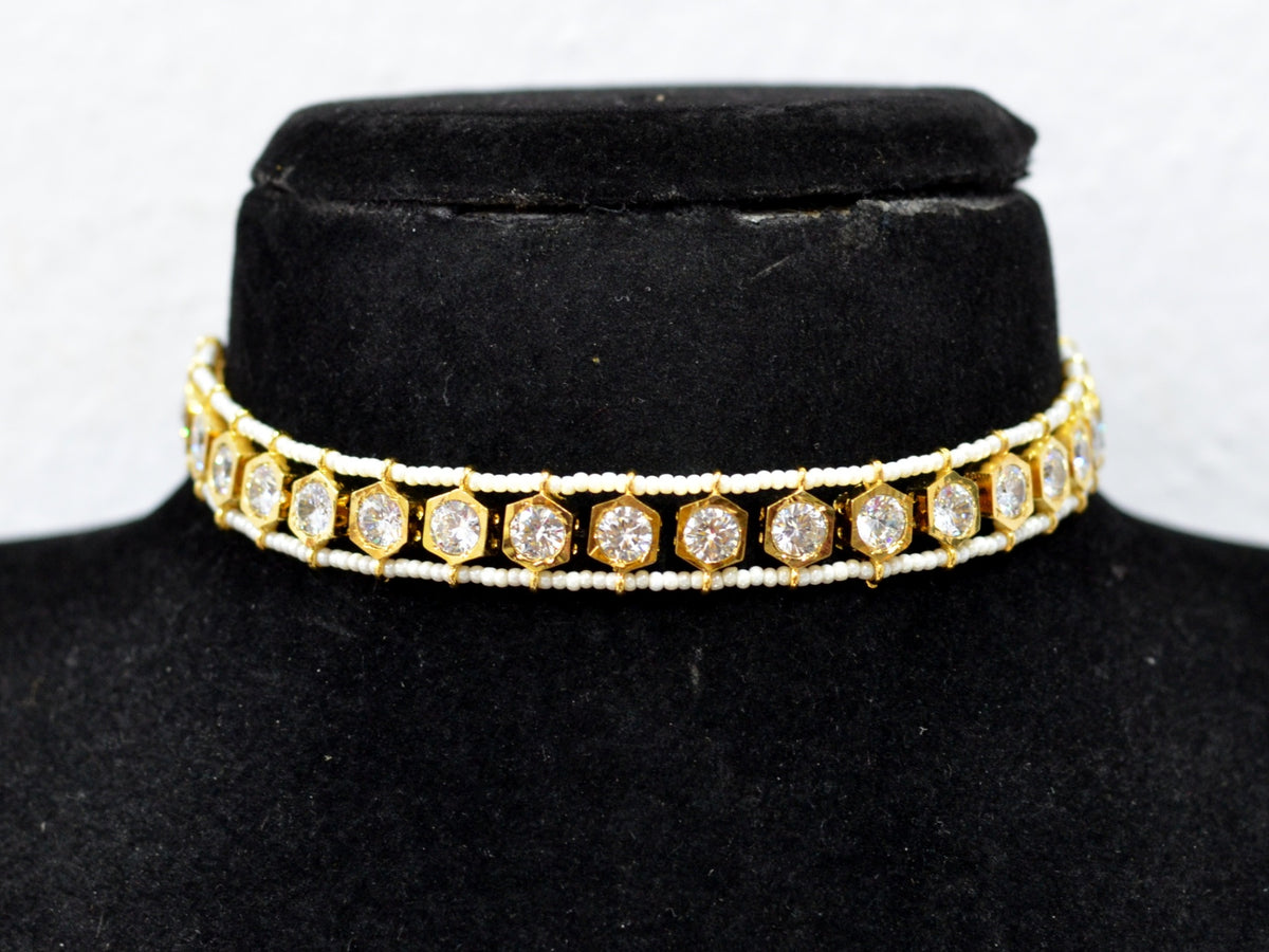 CHOKER Choker 018 GOLDEN STONE GOLDEN