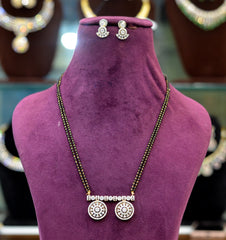 MANGALSUTRA Mangalsutra 032 DUAL PLATING DIAMOND LOOK