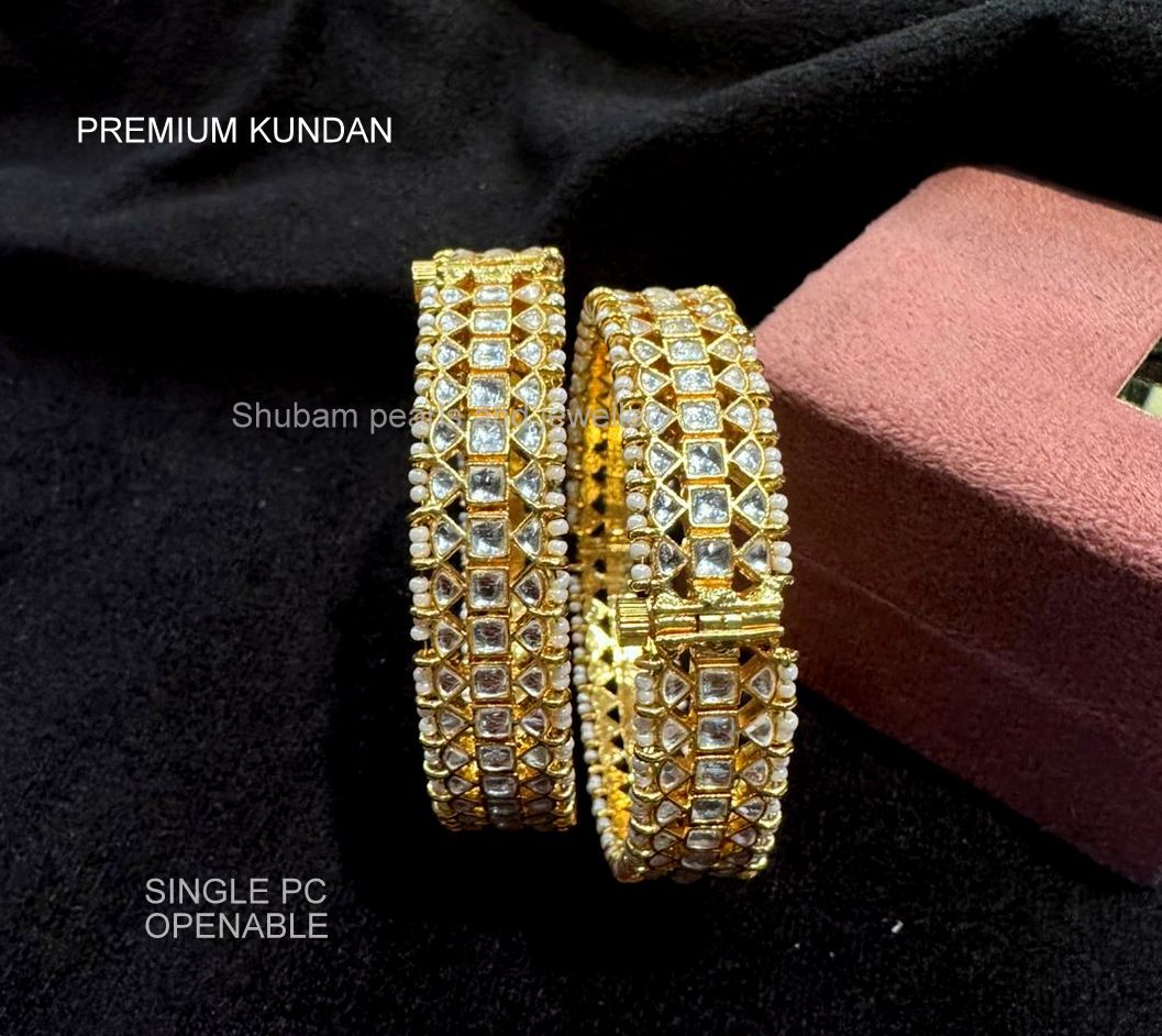 BRACELET/BANGLE SINGLE KADA 045 GOLDEN 2'6