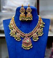 NECKLACE Guttapusalu 030 KEMPU JADAU LOOK MULTI COLOR