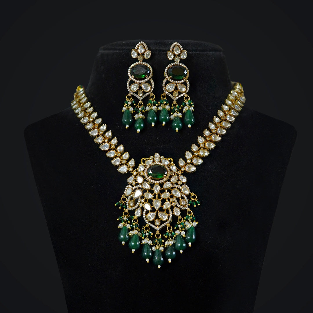 NECKLACE Necklace 835 MOISSANITE EMERALD