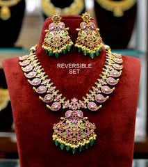 NECKLACE Mango reversible 001 KEMPu EMERALD