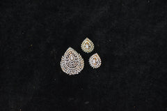 PENDANT SET / LOCKETS PS002 DIAMOND WHITE