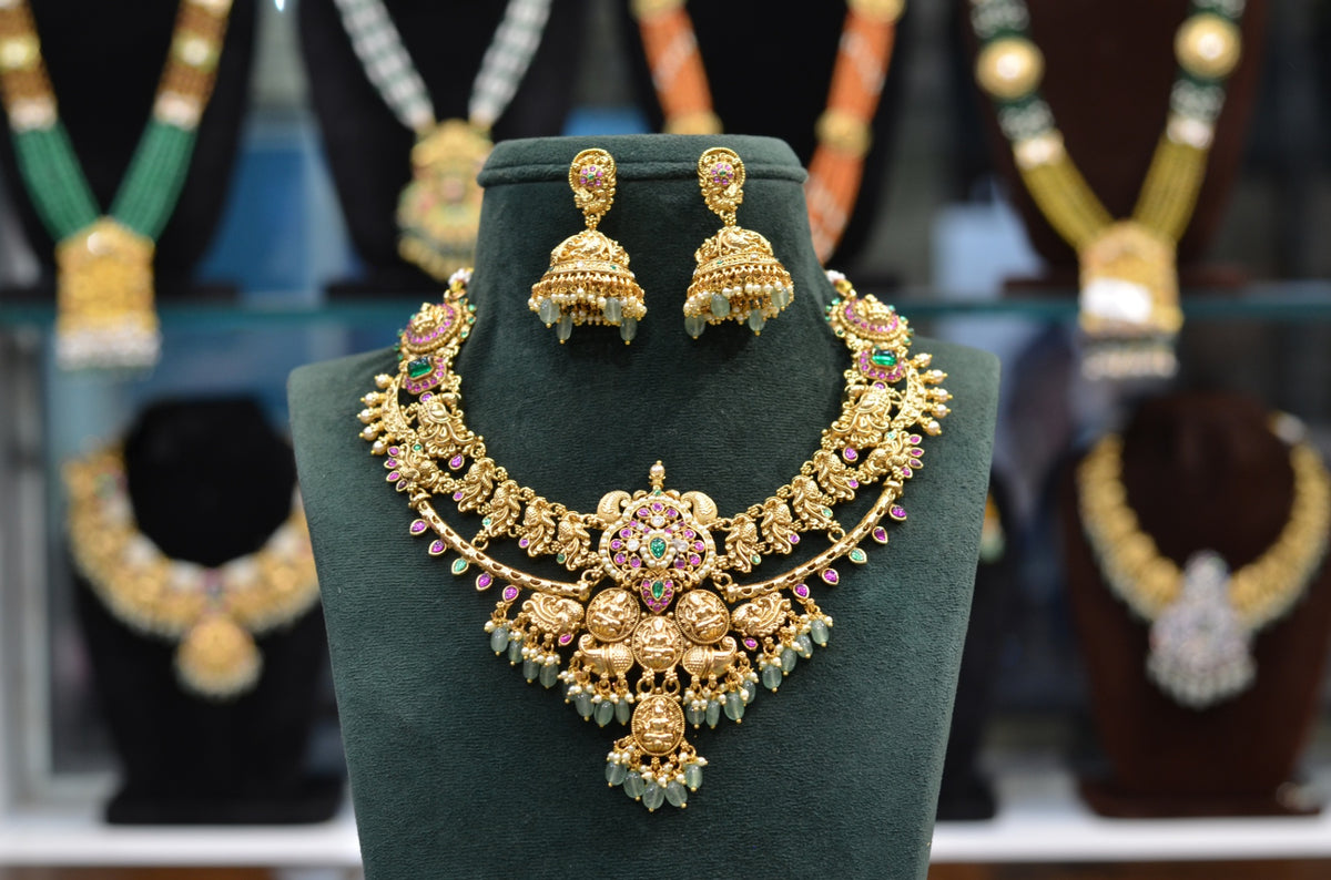 NECKLACE Necklace 742 NAKSHI ANTQIUE MULTI COLOR