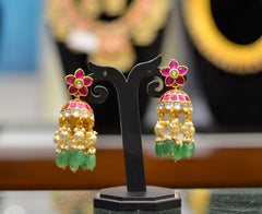 JADAU Jhumka 104 JADAU MULTI COLOR