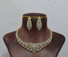 NECKLACE Necklace 970 DIAMOND DUAL PLATING DIAMOND LOOK