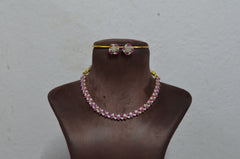 NECKLACE nk022 DIAMOND  RUBY