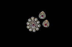 PENDANT SET / LOCKETS Pendant set 203 DIAMOND RUBY