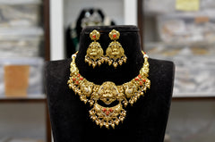 NECKLACE Necklace 167 NAKSHI AD STONE GOLDEN