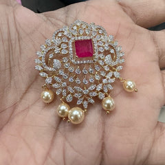 PENDANT SET CHAINS Locket 007 DIAMOND RUBY