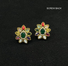STUDS EARTOPS NAVRATNA EARTOPS 038 Navratna medium