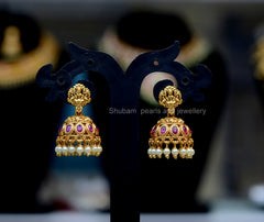 Earring Earrings 105 NAKSHI ANTQIUE GOLDEN
