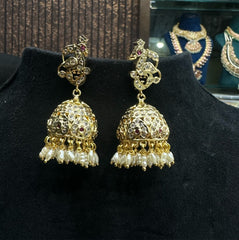Earring Earrings 295 GOLDEN STONE GOLDEN