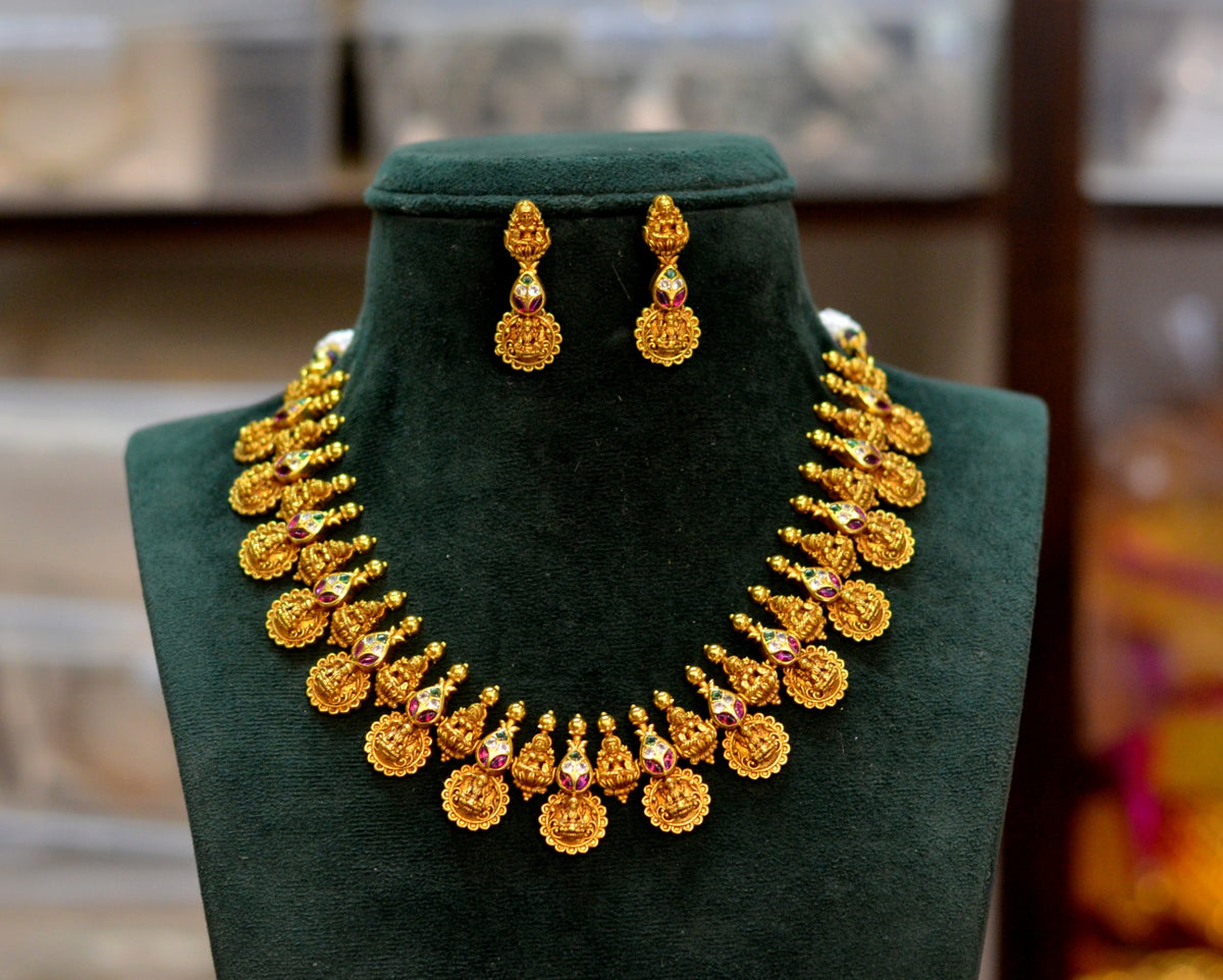 NECKLACE necklace 171 NAKSHI AD STONE MULTI COLOR
