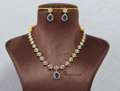 NECKLACE Necklace 908 DIAMOND EMETHYST PURPLE