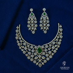 NECKLACE Necklace 037 DIAMOND EMERALD