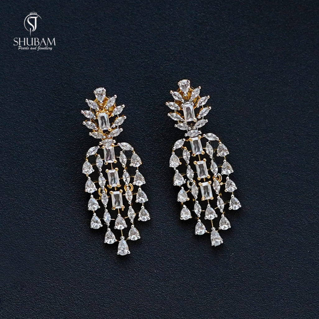 Earring Eartops 048 DIAMOND WHITE