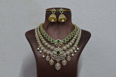 NECKLACE NECKLACE 404 DIAMOND  EMERALD Layers