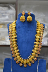 NECKLACE Kempu bottumala long KEMPU RUBY