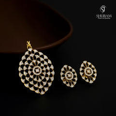 PENDANT SET CHAINS pendant set 143 DIAMOND WHITE