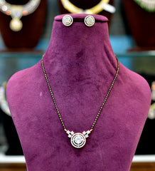 MANGALSUTRA Mangalsutra 034 DIAMOND DUAL PLATING DIAMOND LOOK