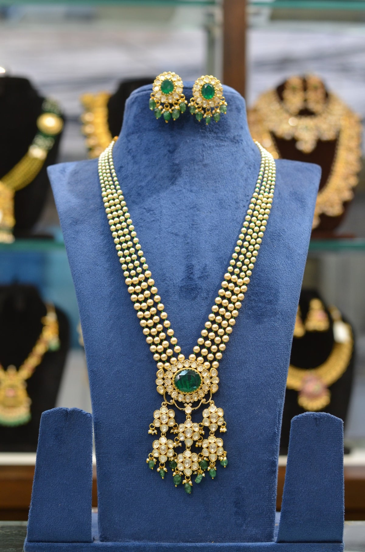 NECKLACE Necklace 749 MOZONITE EMERALD