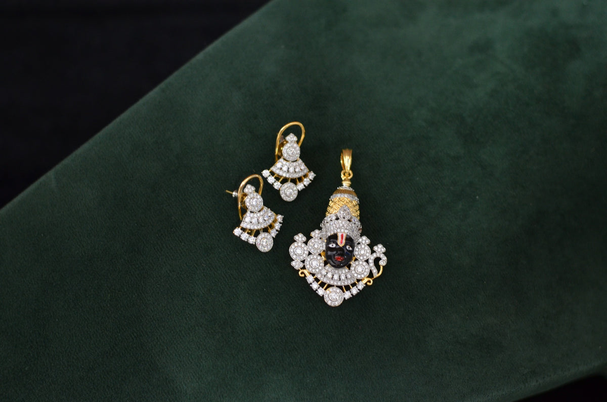 PENDANT SET / LOCKETS PE 286 DIAMOND BLACK