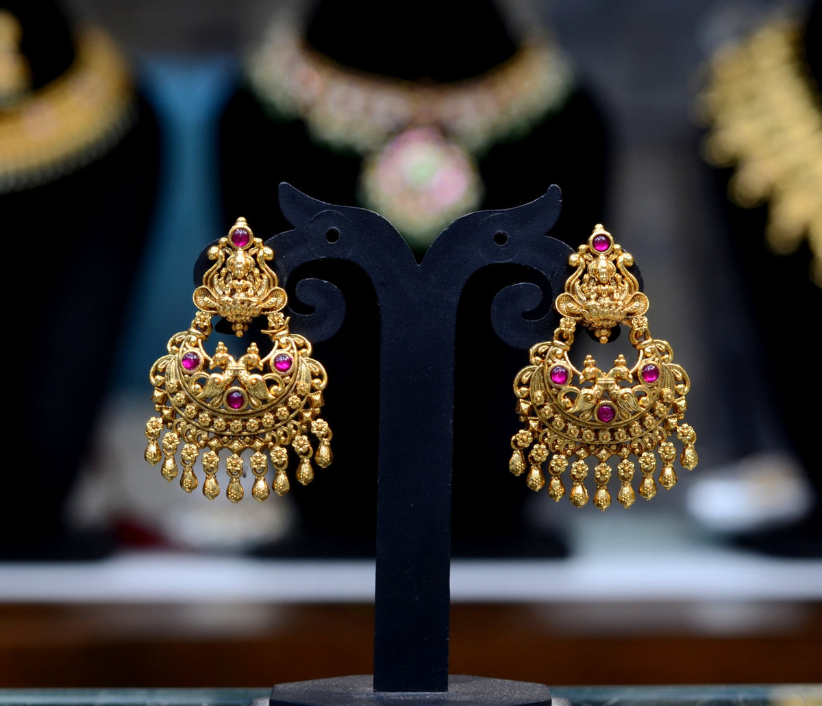 Earring Earrings 252 NAKSHI JADAU MIX MULTI COLOR