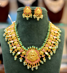 JADAU necklace 591 NAKSHI JADAU MIX MULTI COLOR