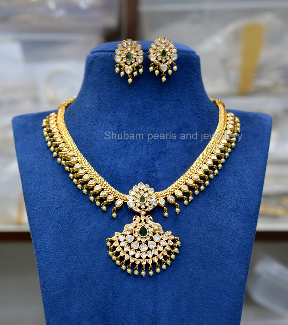 NECKLACE Necklace 845 MOZONITE EMERALD