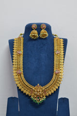 NECKLACE Long Kasul necklace 641 NEW NAKSHI JADAU MIX EMERALD
