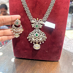 NECKLACE Nk174 VICKTORIAN  EMERALD