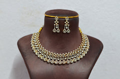 NECKLACE Necklace 693 DIAMOND  DUAL PLATING DIAMOND LOOK