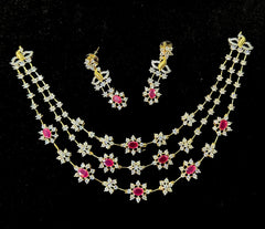NECKLACE necklace 858 DIAMOND RUBY