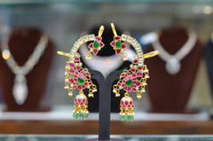 Earring Earrings 189 JADAU MULTI COLOR
