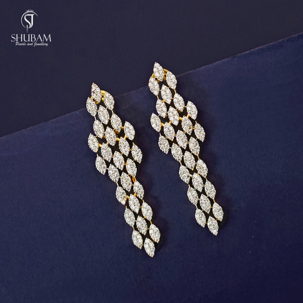 Earring Earrings 064 DIAMOND WHITE