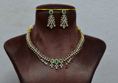 NECKLACE necklace 966 DIAMOND EMERALD