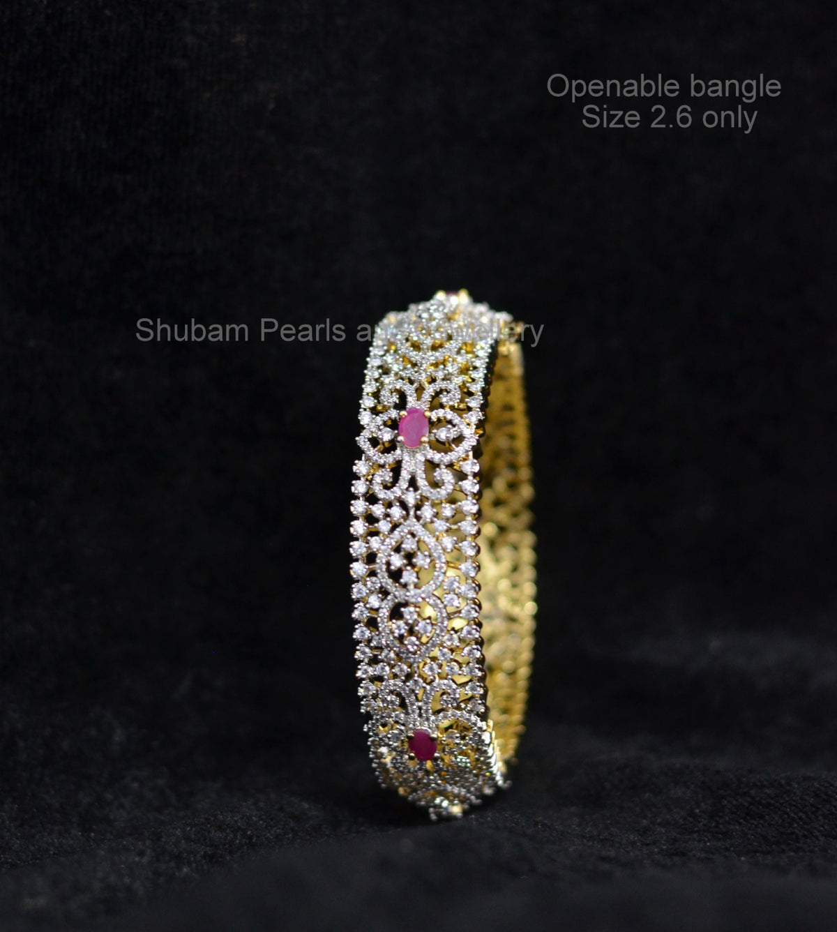 BRACELET/BANGLE bangle 021 RUBY 2 '6 Openable Bangle
