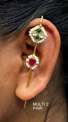 ACCESSORIES EAR MULTI Earcuff 009 - EAF009 Kundan Long