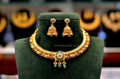 NECKLACE necklace 099 NAKSHI JADAU MIX MULTI COLOR