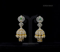 Earring Earrings 297 DIAMOND EMERALD