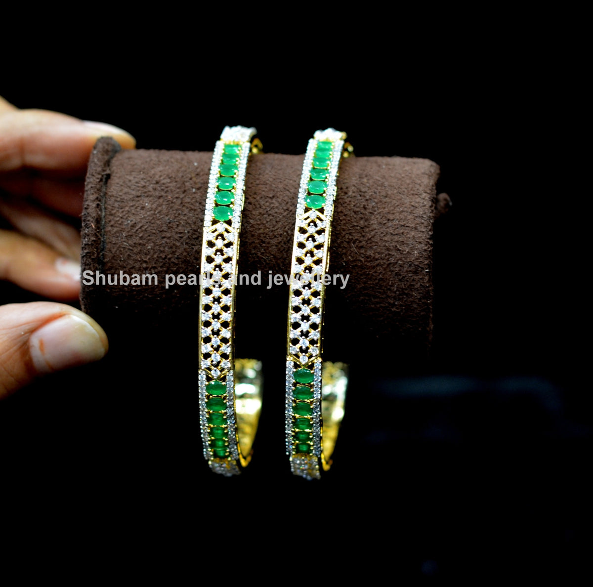 BRACELET/BANGLE Bangle 001 EMERALD 2'8