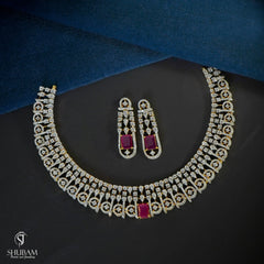 NECKLACE necklace 081 DIAMOND RUBY