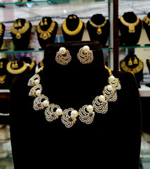 NECKLACE necklace 173 DIAMOND EMETHYST PURPLE