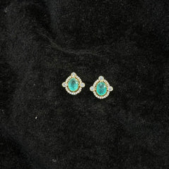JADAU Eartops 098 VICKTORIAN  MINT GREEN