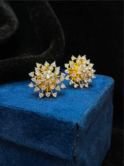 Earring eartops 089 DIAMOND WHITE - WH SMALL SIZE