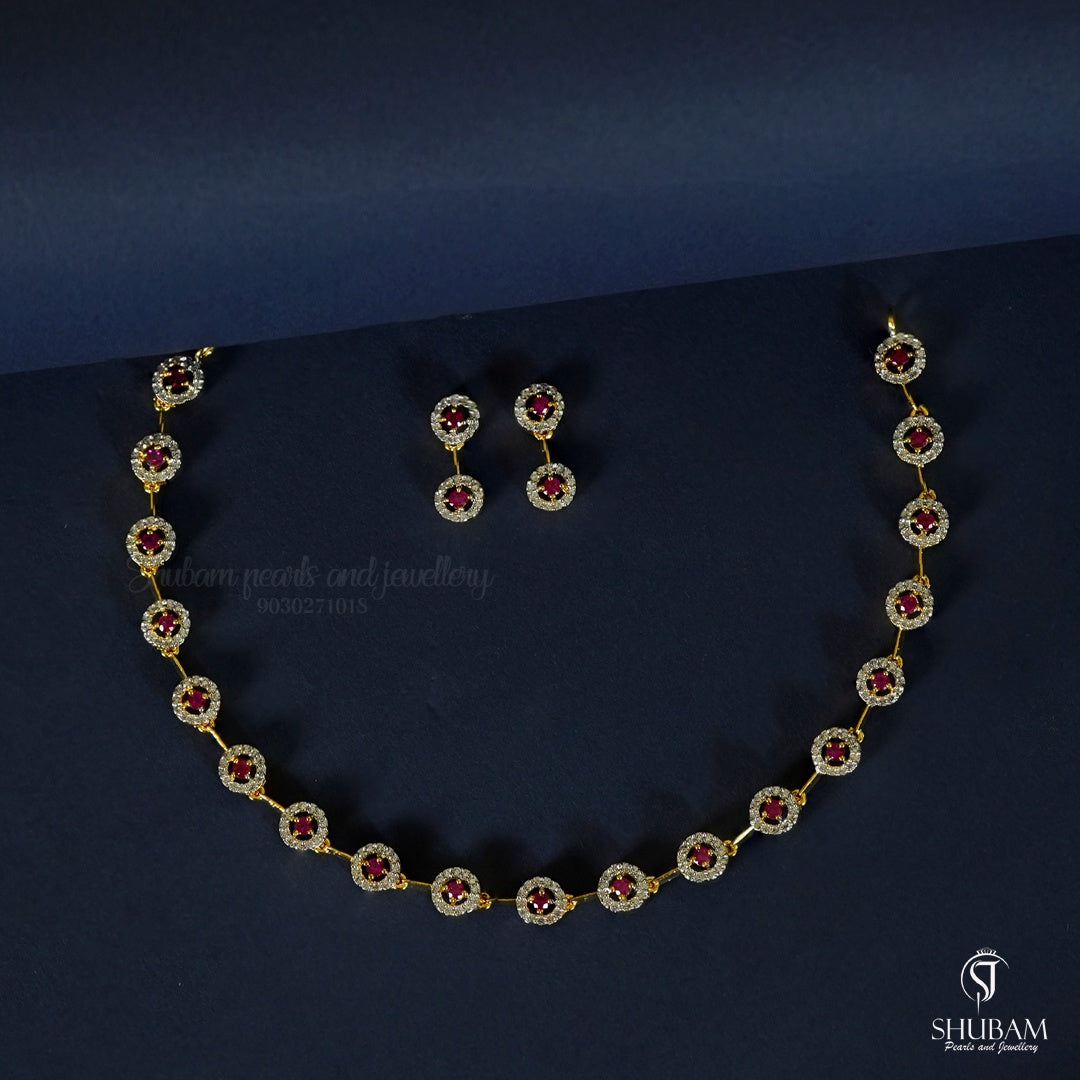 NECKLACE neckalce 113 DIAMOND RUBY
