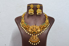 NECKLACE necklace 084 NAKSHI AD STONE MINT GREEN