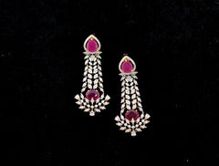 Earring earrings 214 DIAMOND RUBY